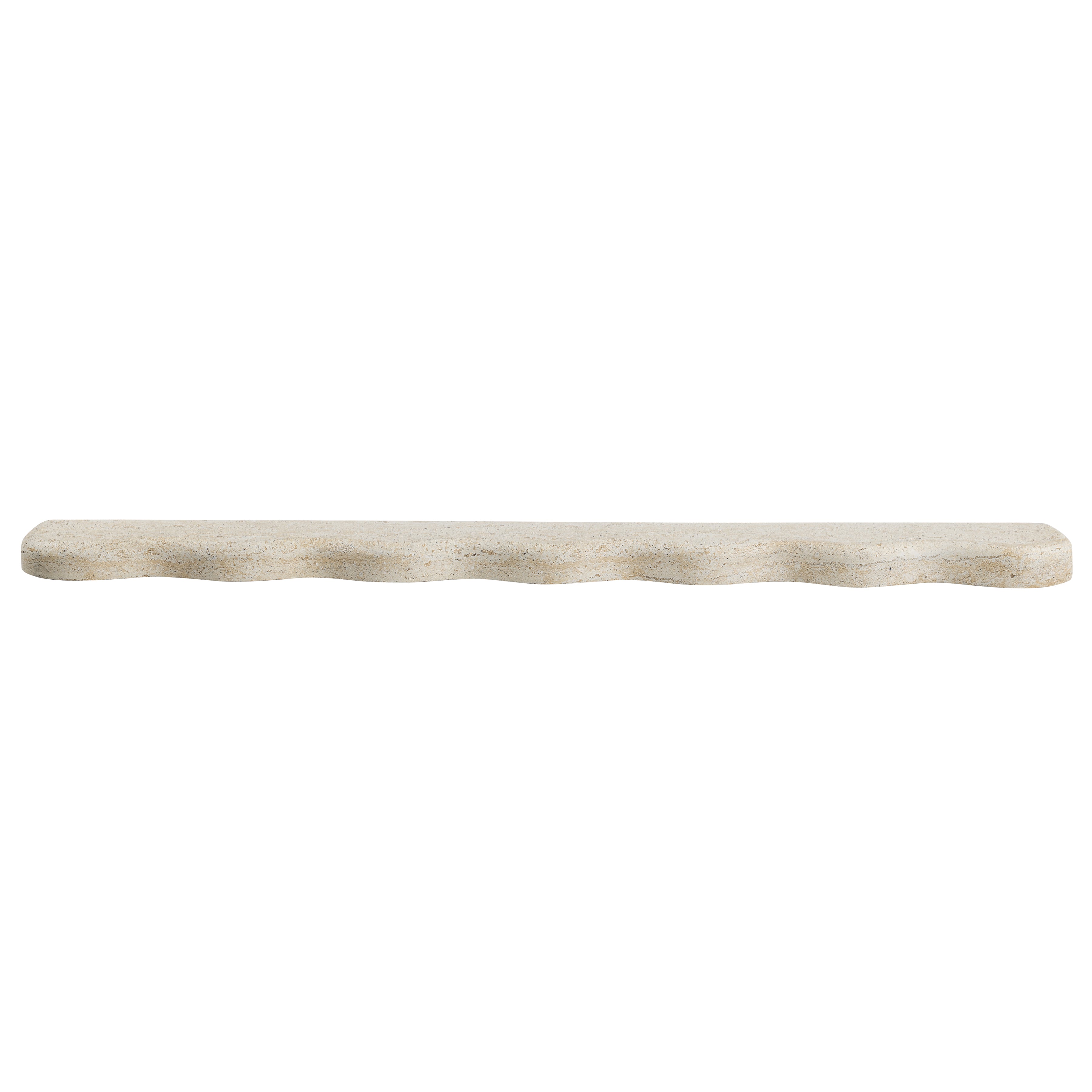 Swirl Wall Shelf -Travertine