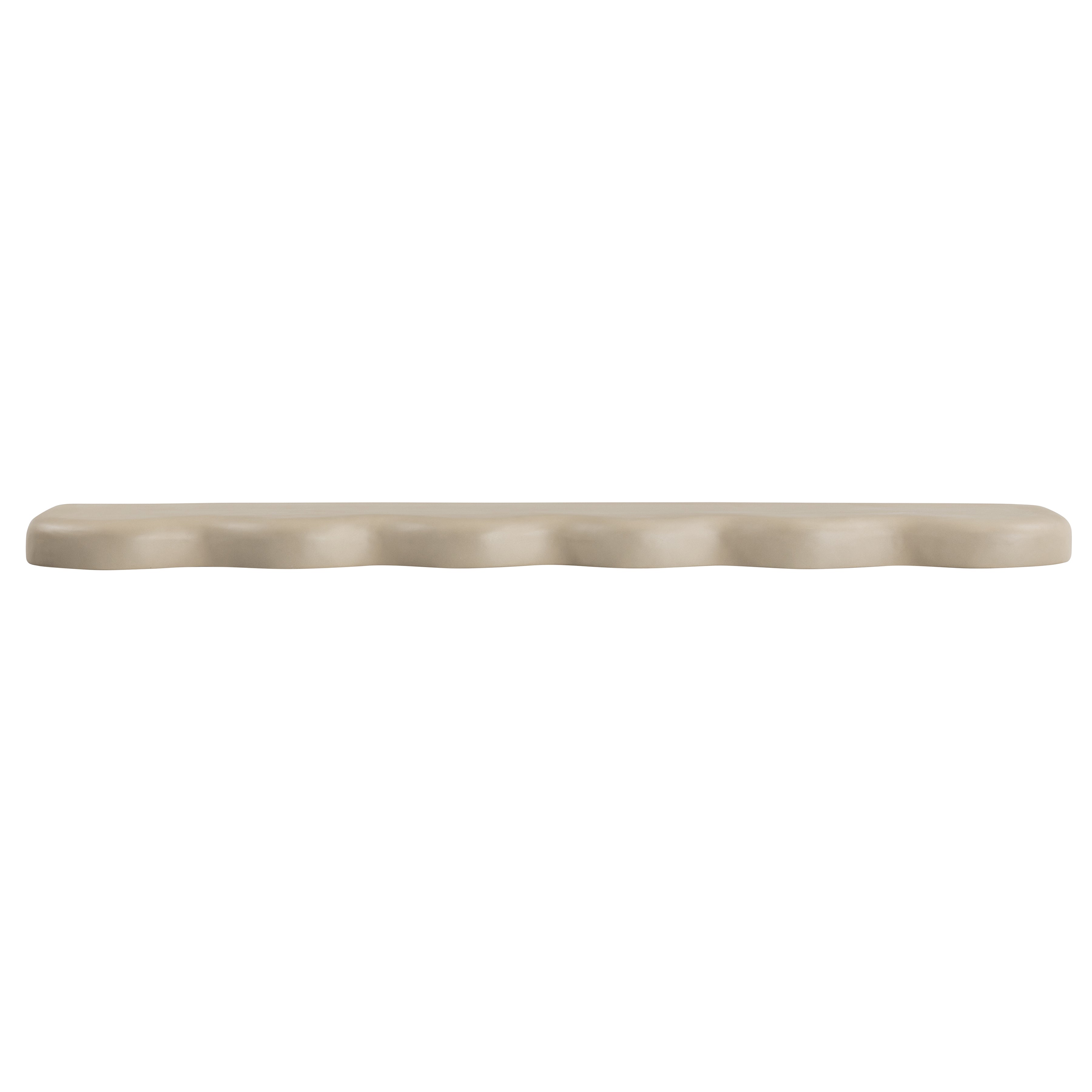 Swirl Wall Shelf Off White