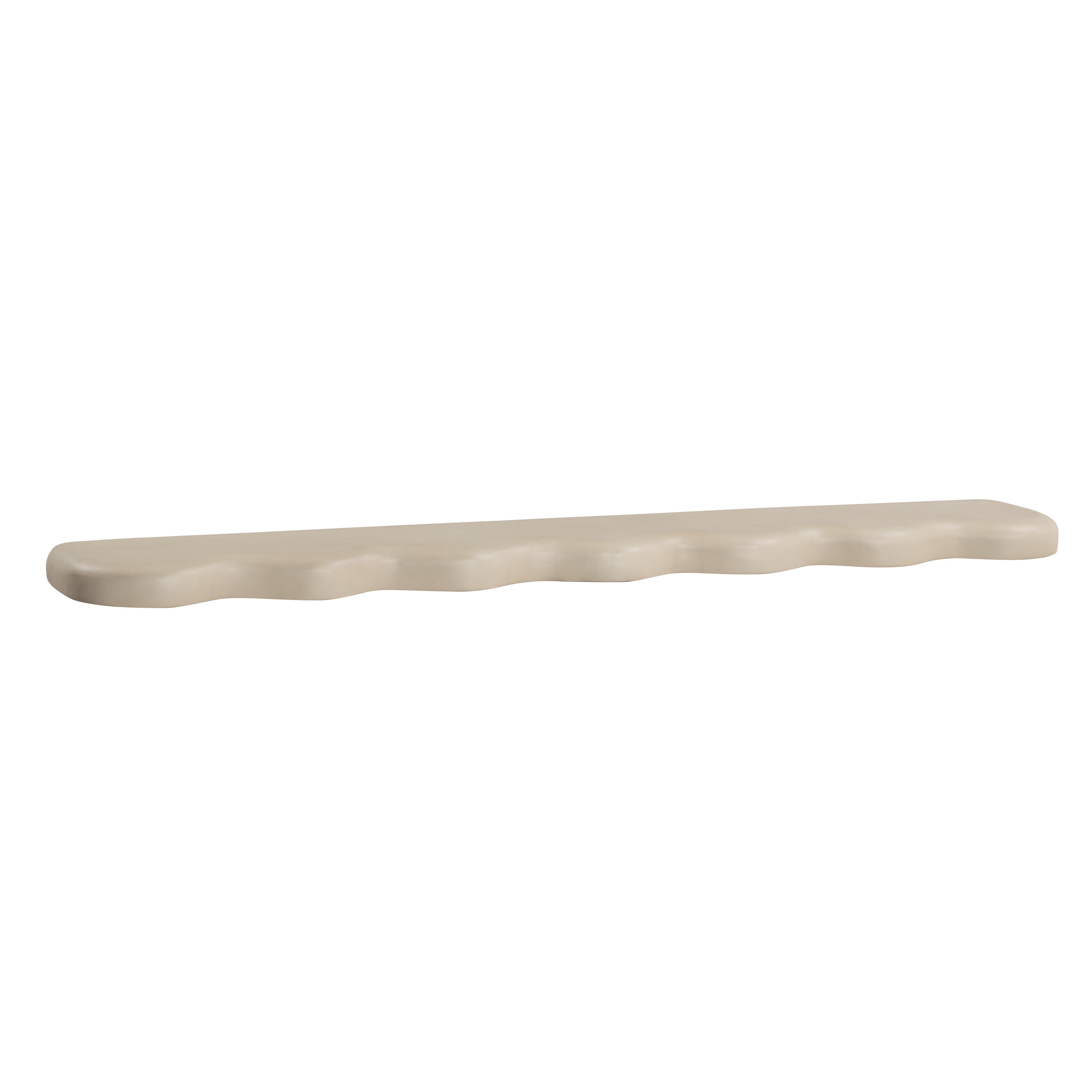 Swirl Wall Shelf Off White