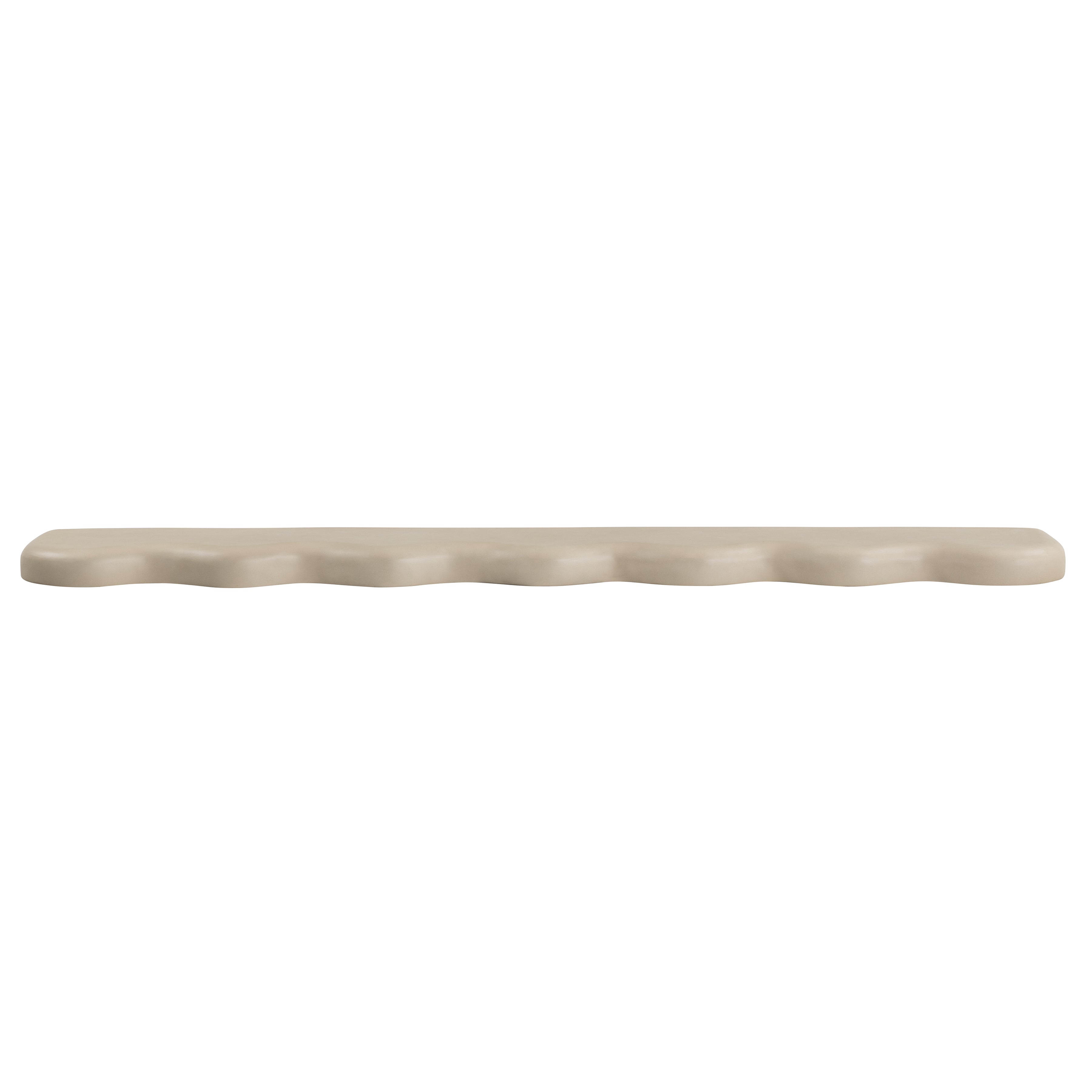 Swirl Wall Shelf Off White