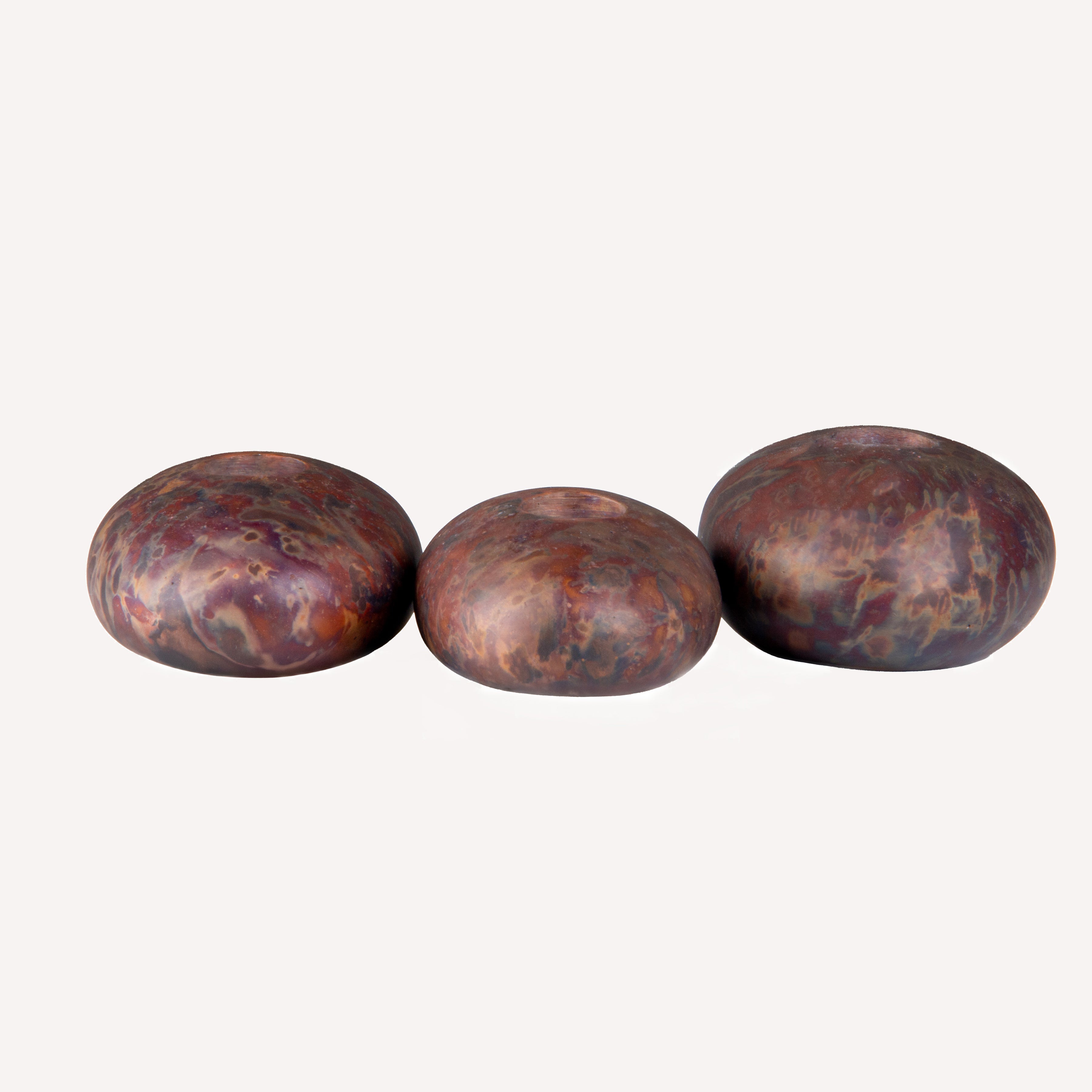 Pebble candleholder Set-3