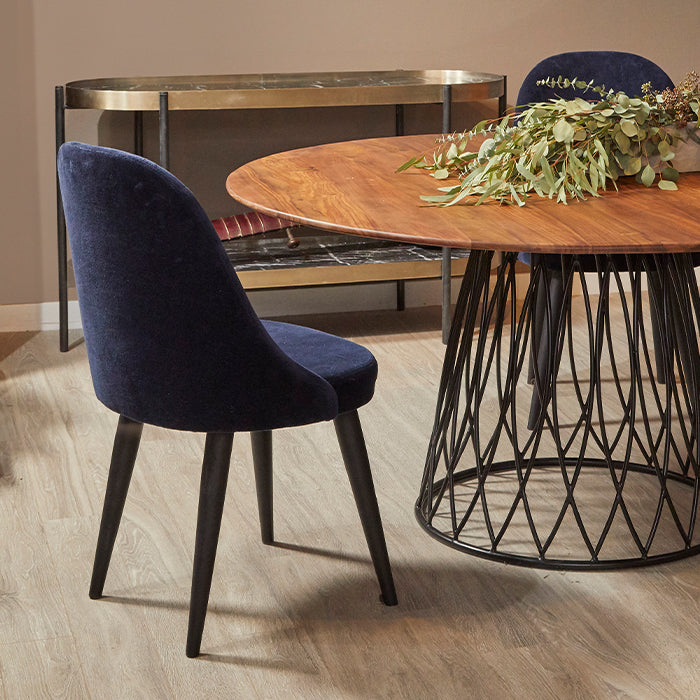 Ellipsis Upholstered Dining Chair