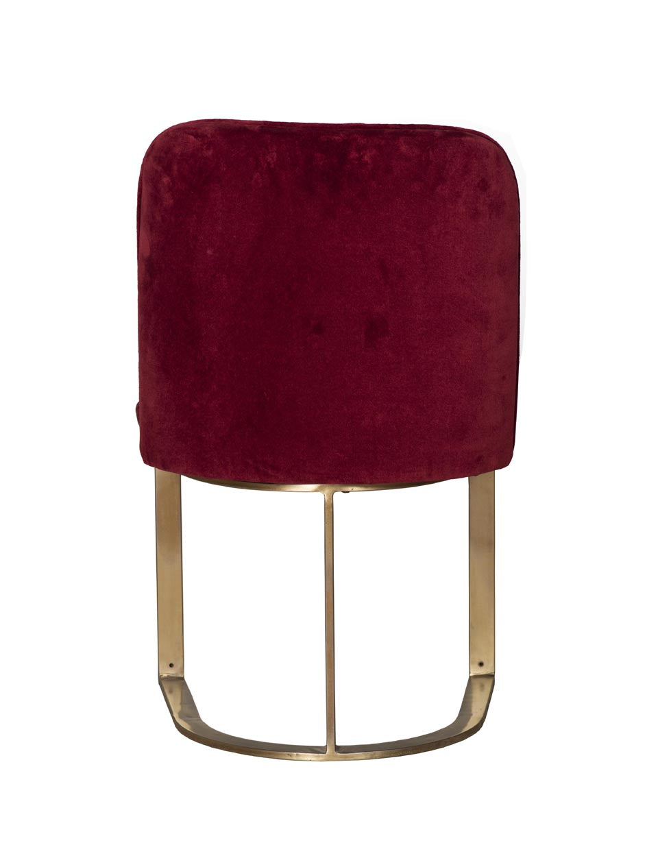 Ovale Upholstered Chair - Red