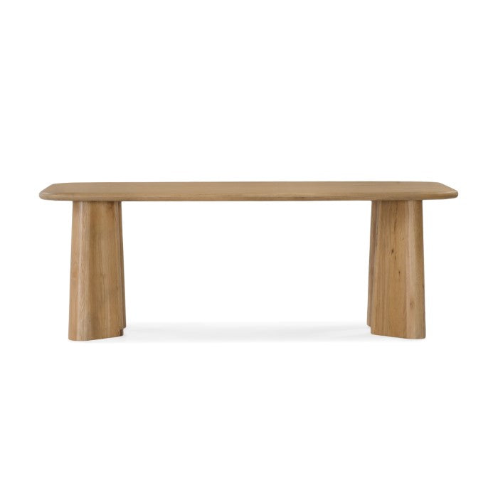 Laurel Solid White Oak 84" Dining Table - Natural