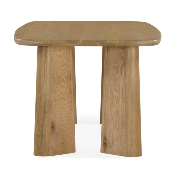 Laurel Solid White Oak 84" Dining Table - Natural