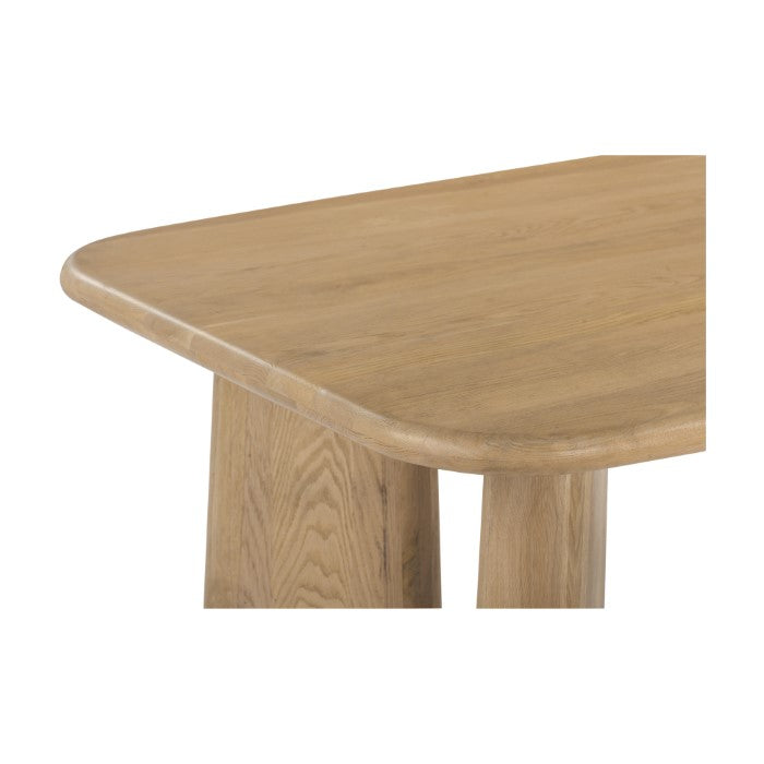 Laurel Solid White Oak 84" Dining Table - Natural