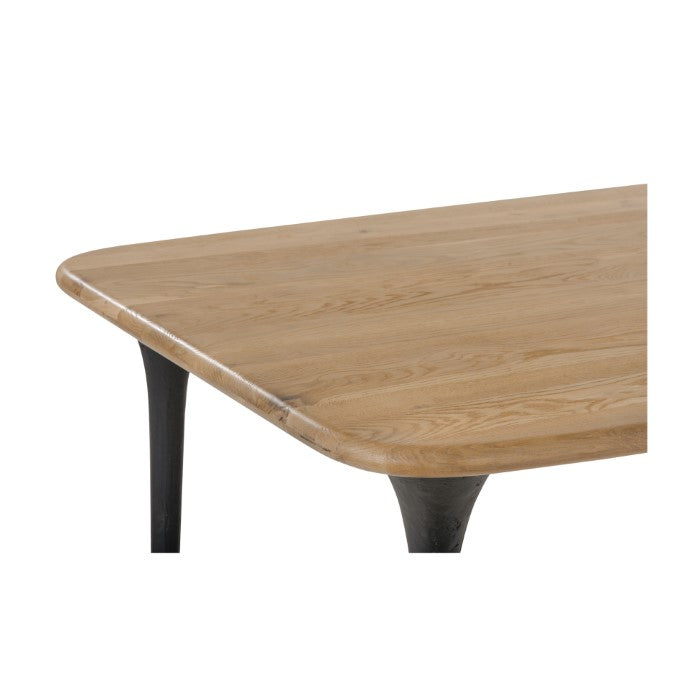 Etro Solid White Oak Dining Table - Natural