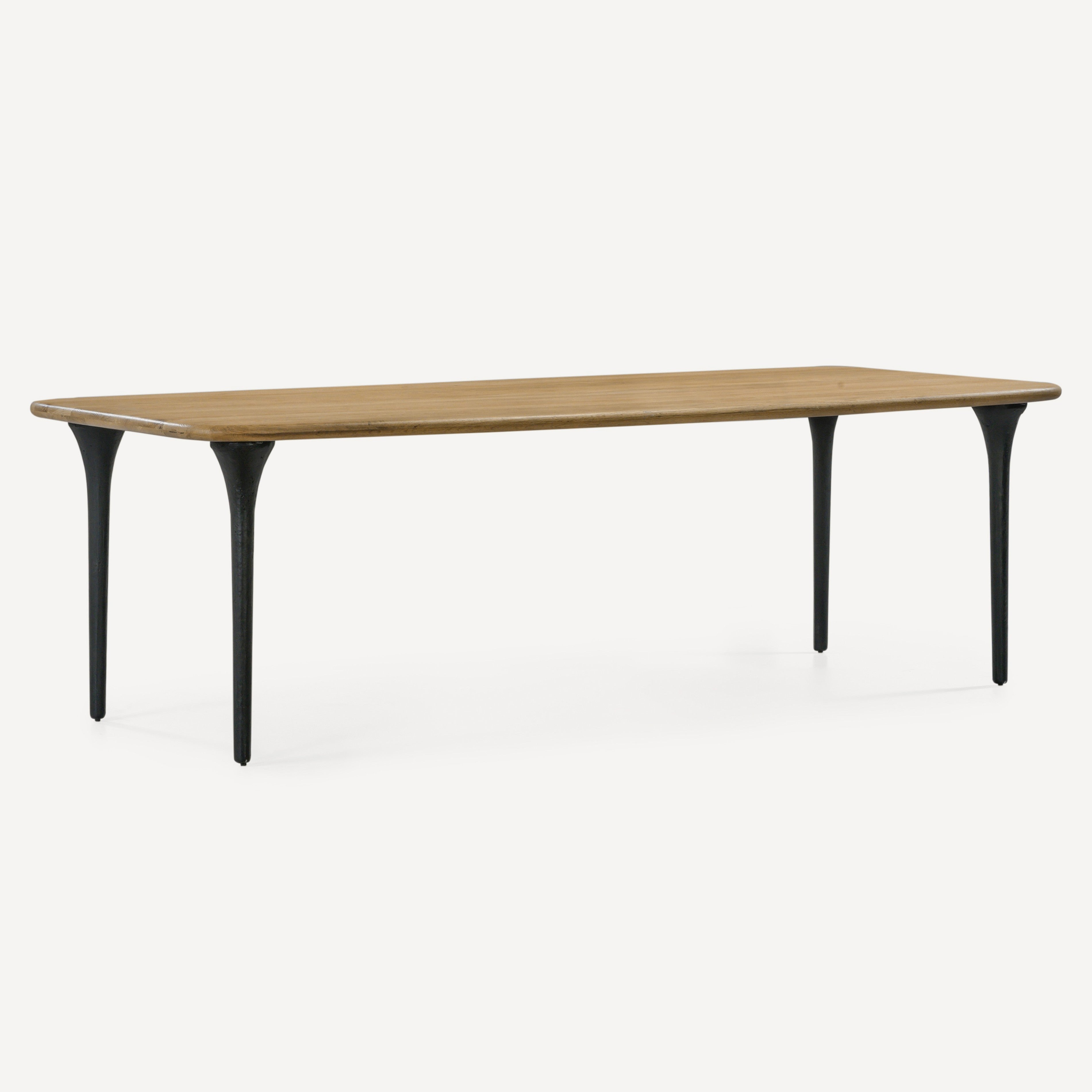 Etro Solid White Oak Dining Table - Natural