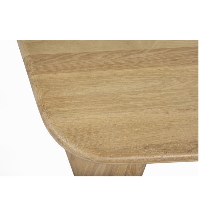 Laurel Solid White Oak Dining Table - Natural