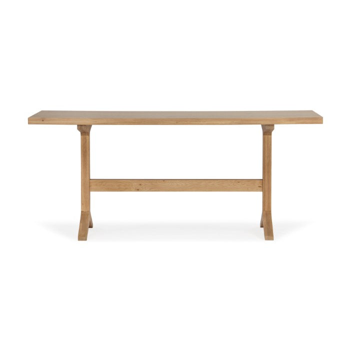 Denver Solid White Oak Dining Table - Natural