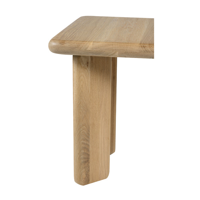 Laurel Solid White Oak Stool - Natural