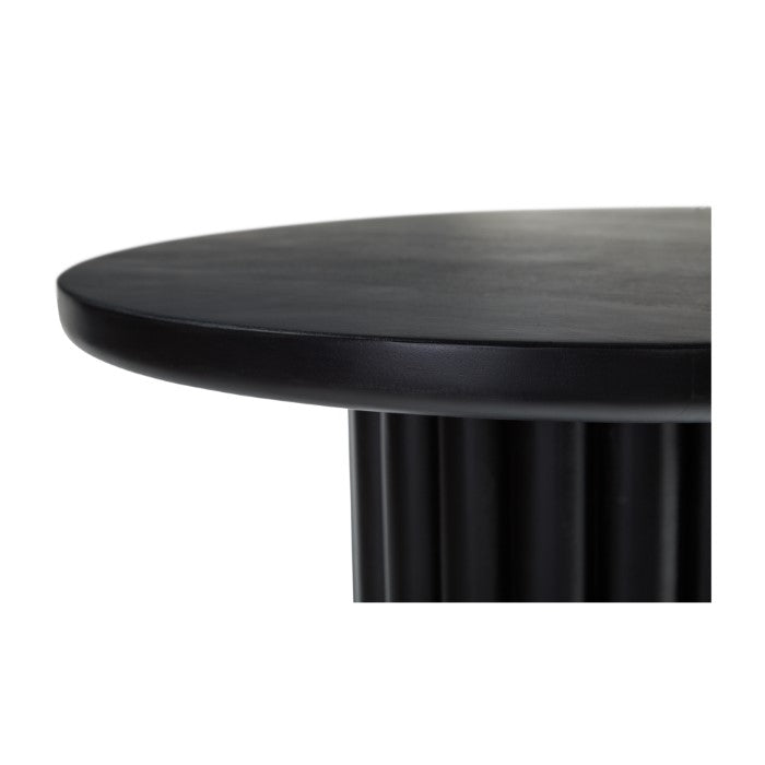 Lyla Solid Wood Counter Table - Charcoal