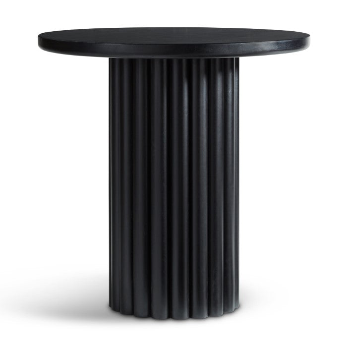 Lyla Solid Wood Counter Table - Charcoal