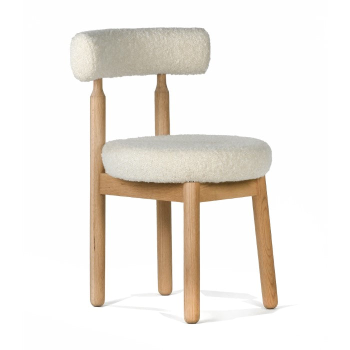 Centro Upholstered Oak Chair - Natural