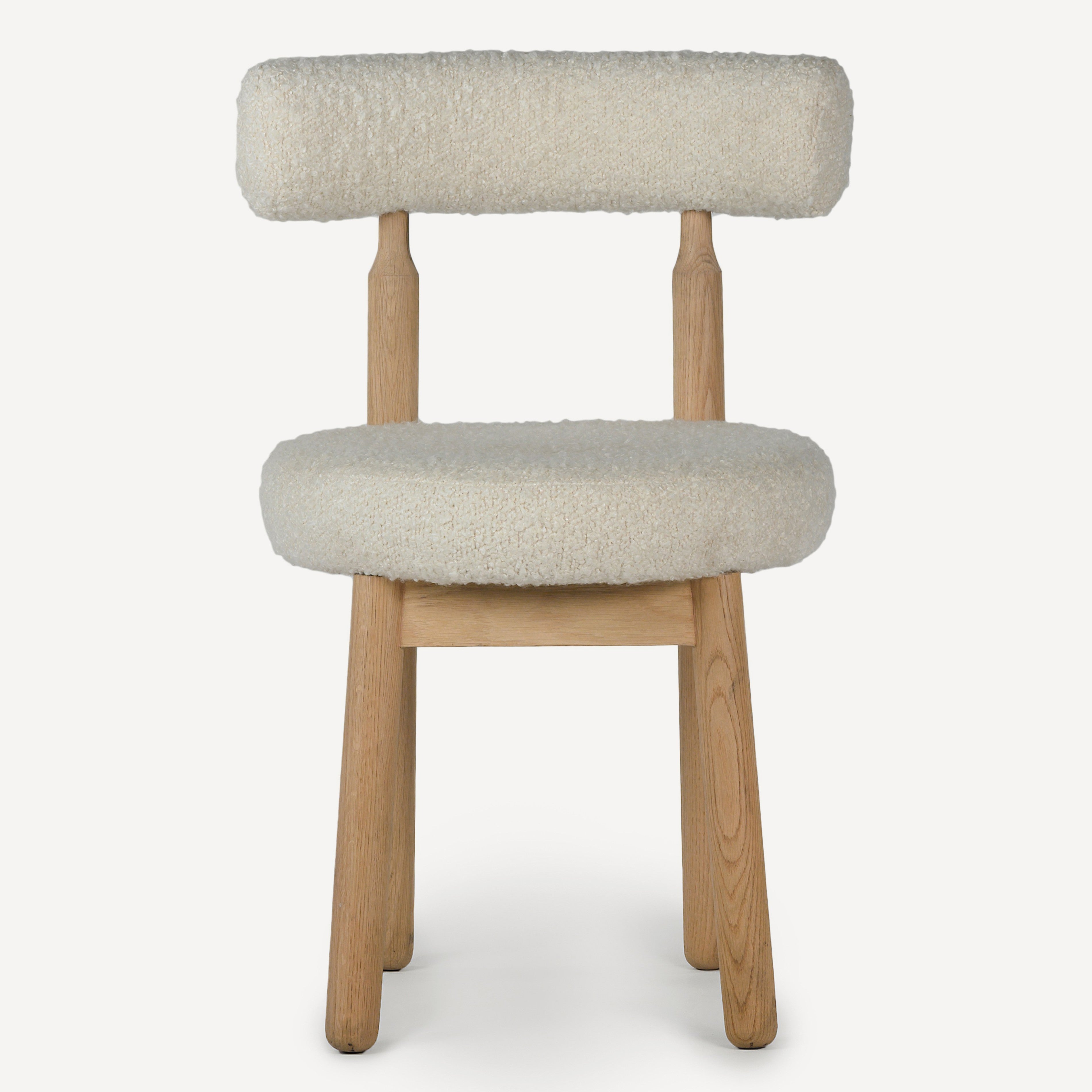 Centro Upholstered Oak Chair - Natural
