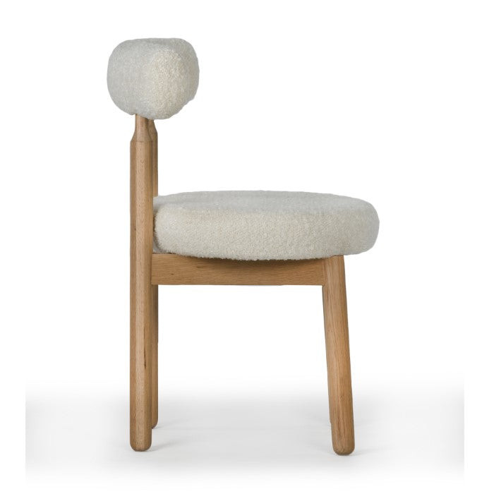 Centro Upholstered Oak Chair - Natural