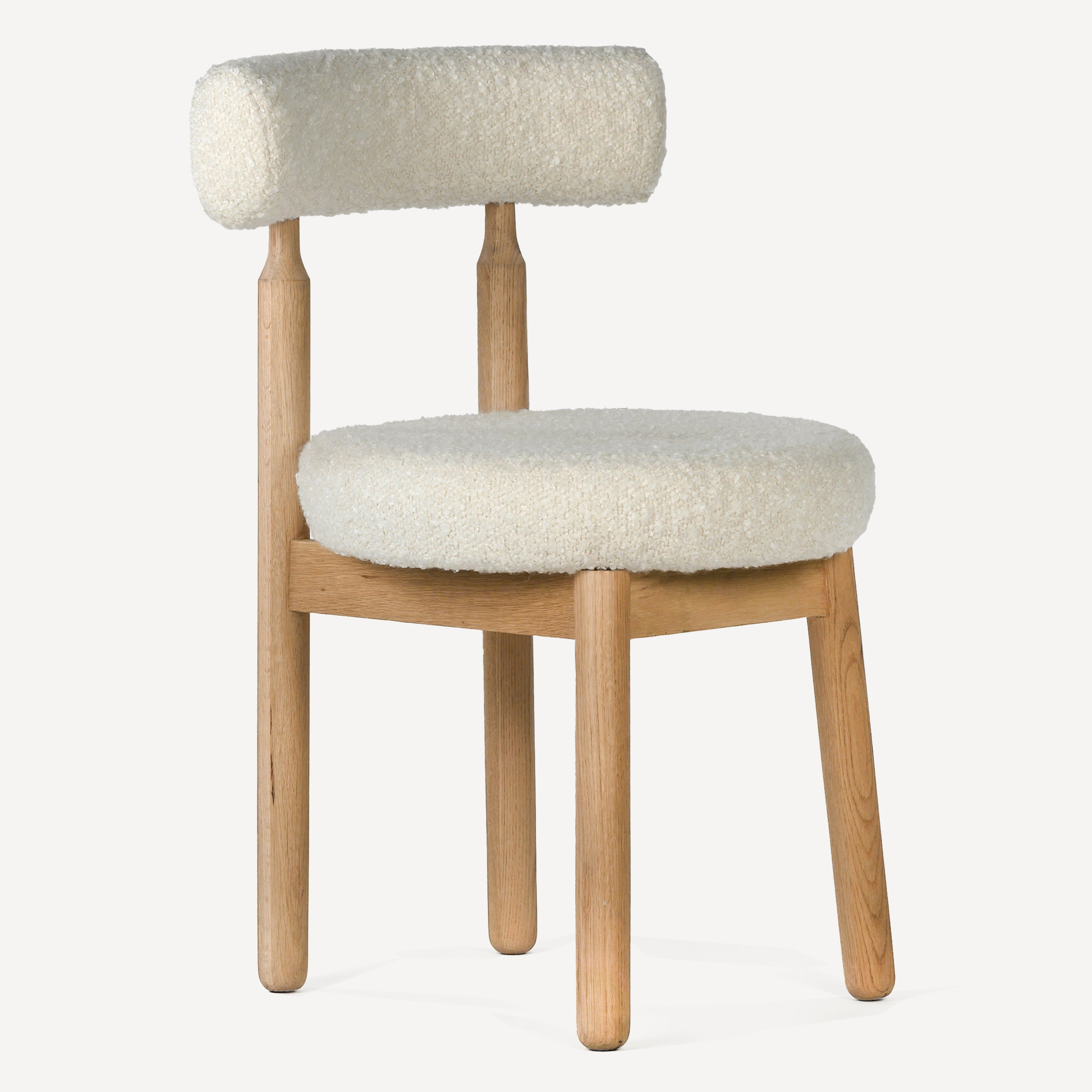 Centro Upholstered Oak Chair - Natural