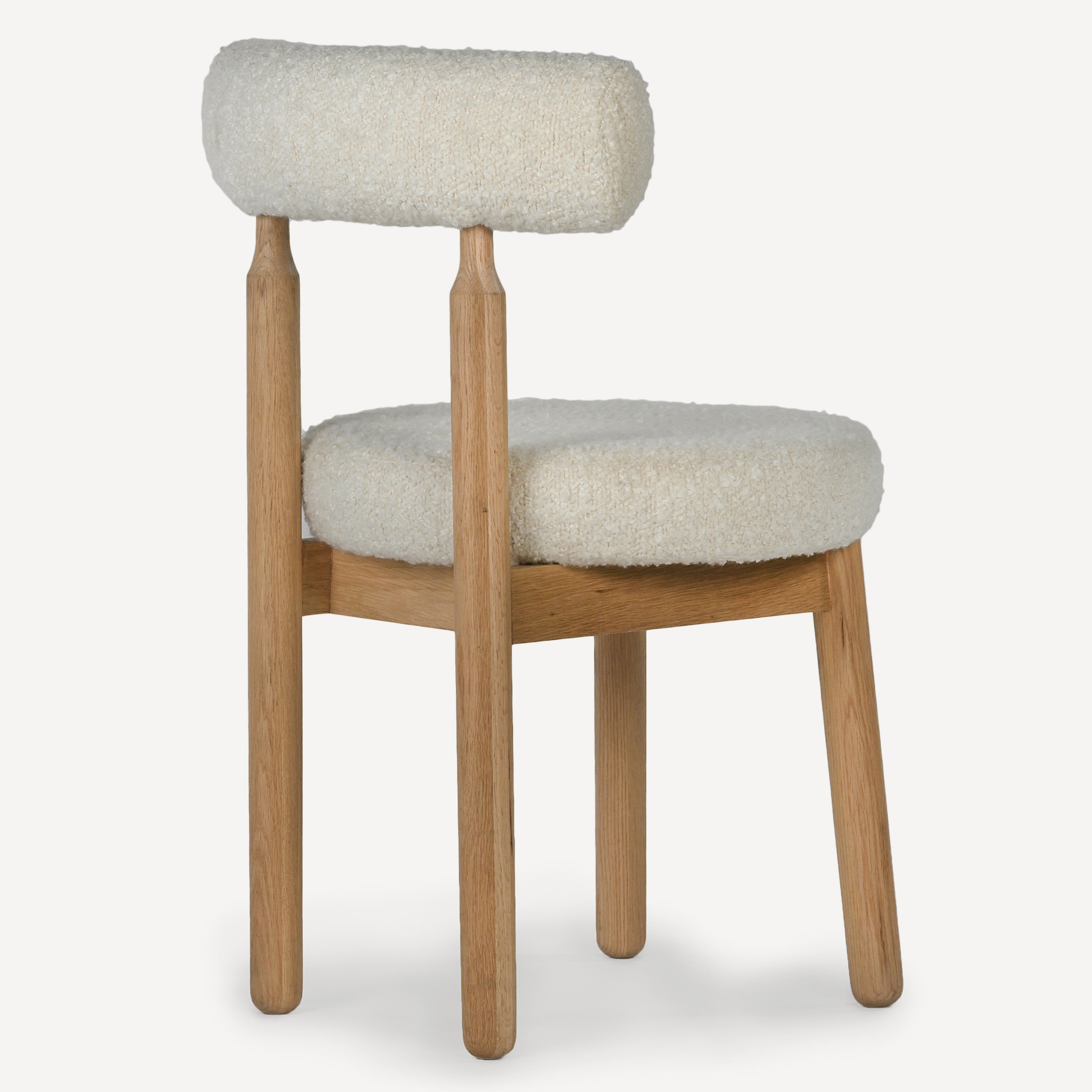 Centro Upholstered Oak Chair - Natural