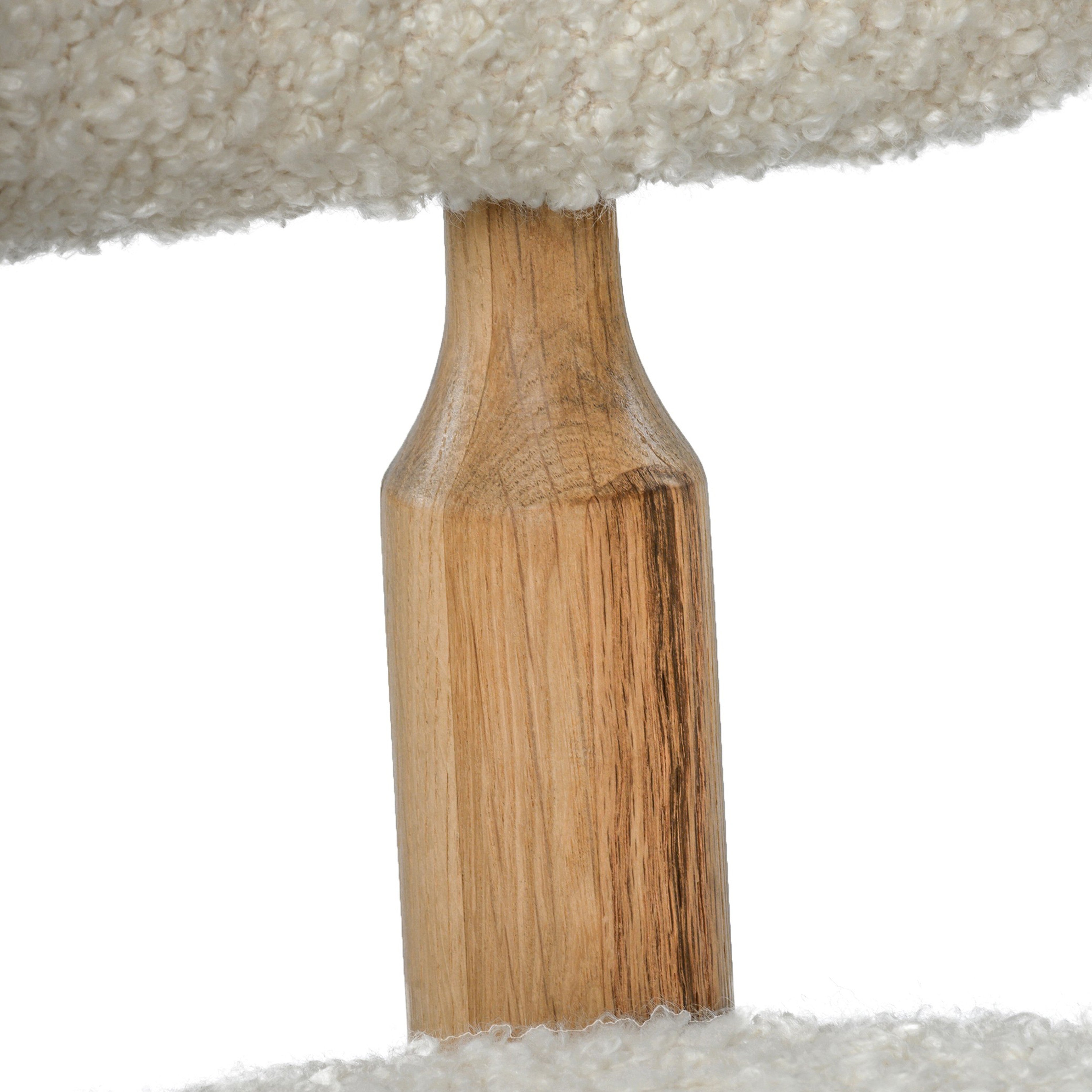 Centro Upholstered Oak Chair - Natural
