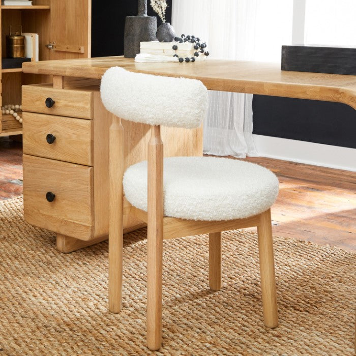 Centro Upholstered Oak Chair - Natural