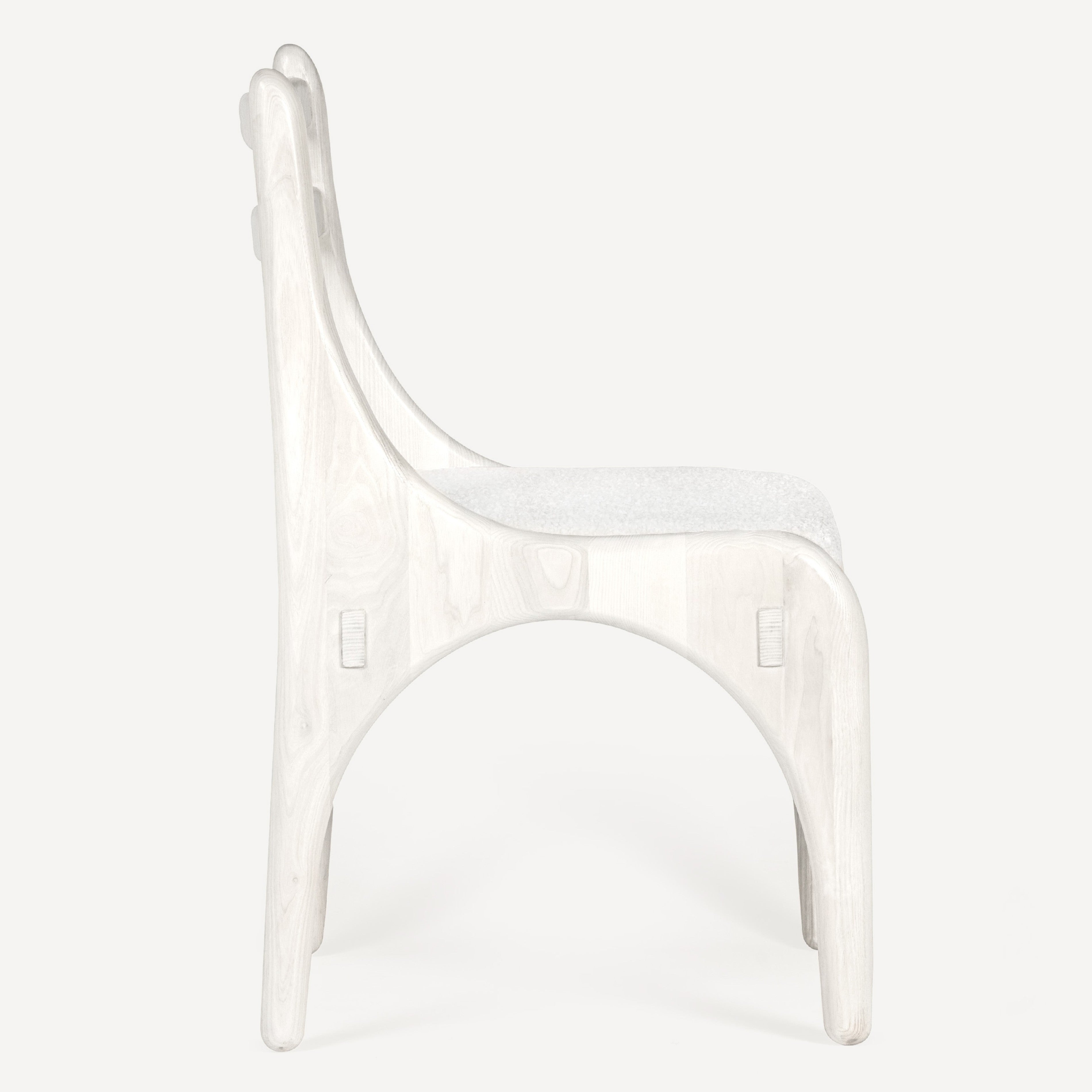 Luna Solid Oak Chair- Charcoal