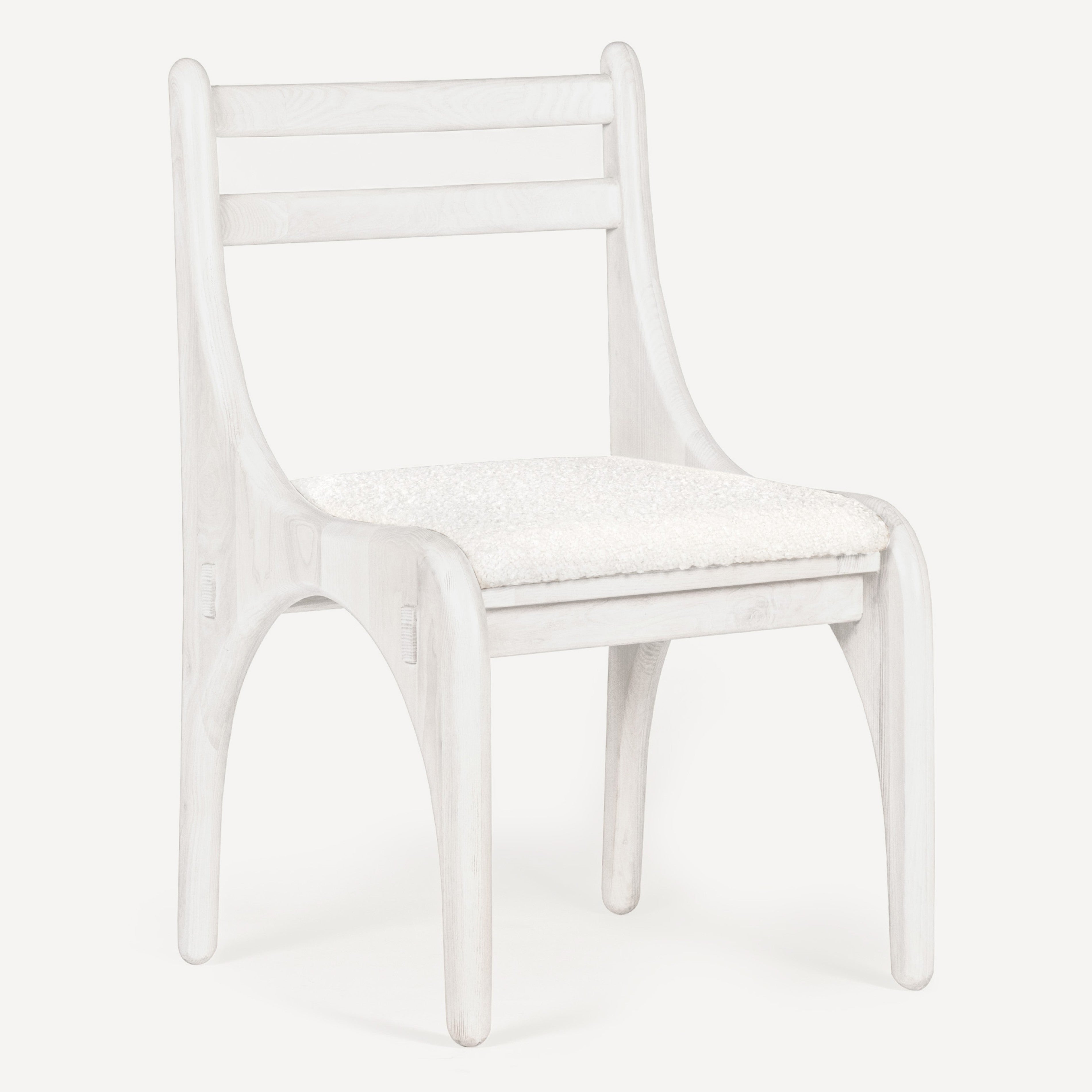 Luna Solid Oak Chair- Charcoal