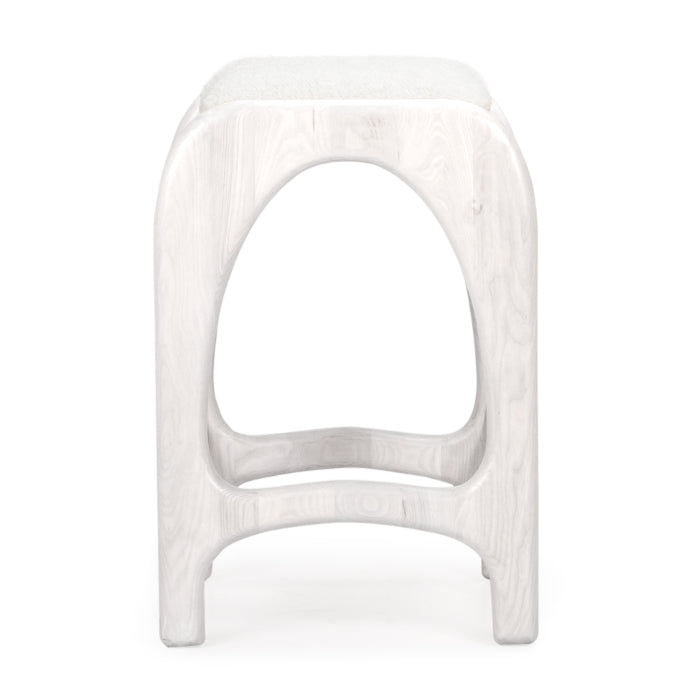 Luna Solid Oak Counter Stool 26"