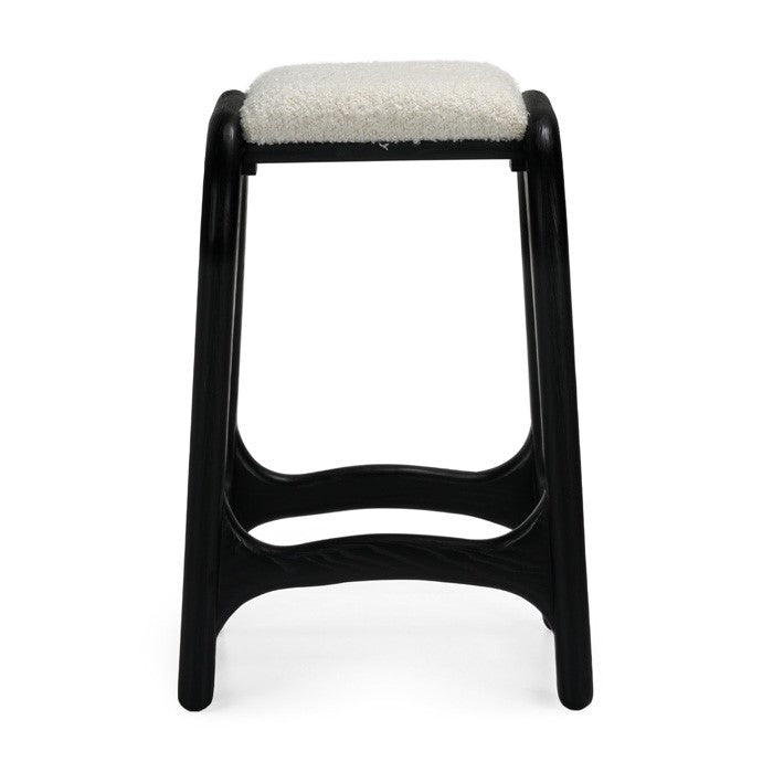 Luna Solid Oak Counter Stool 26"