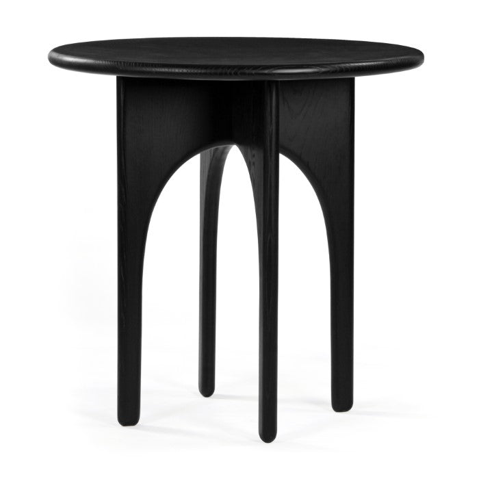 Luna Oak Counter Table - Charcoal