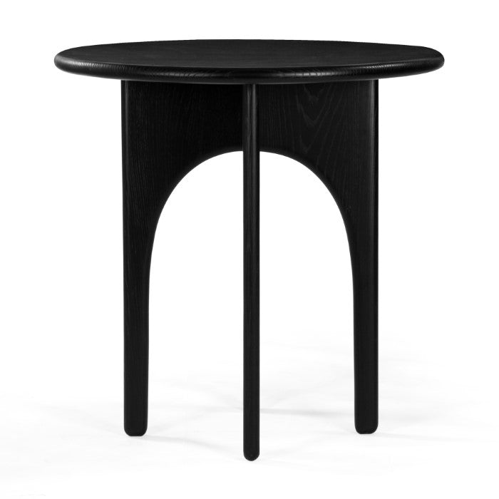 Luna Oak Counter Table - Charcoal