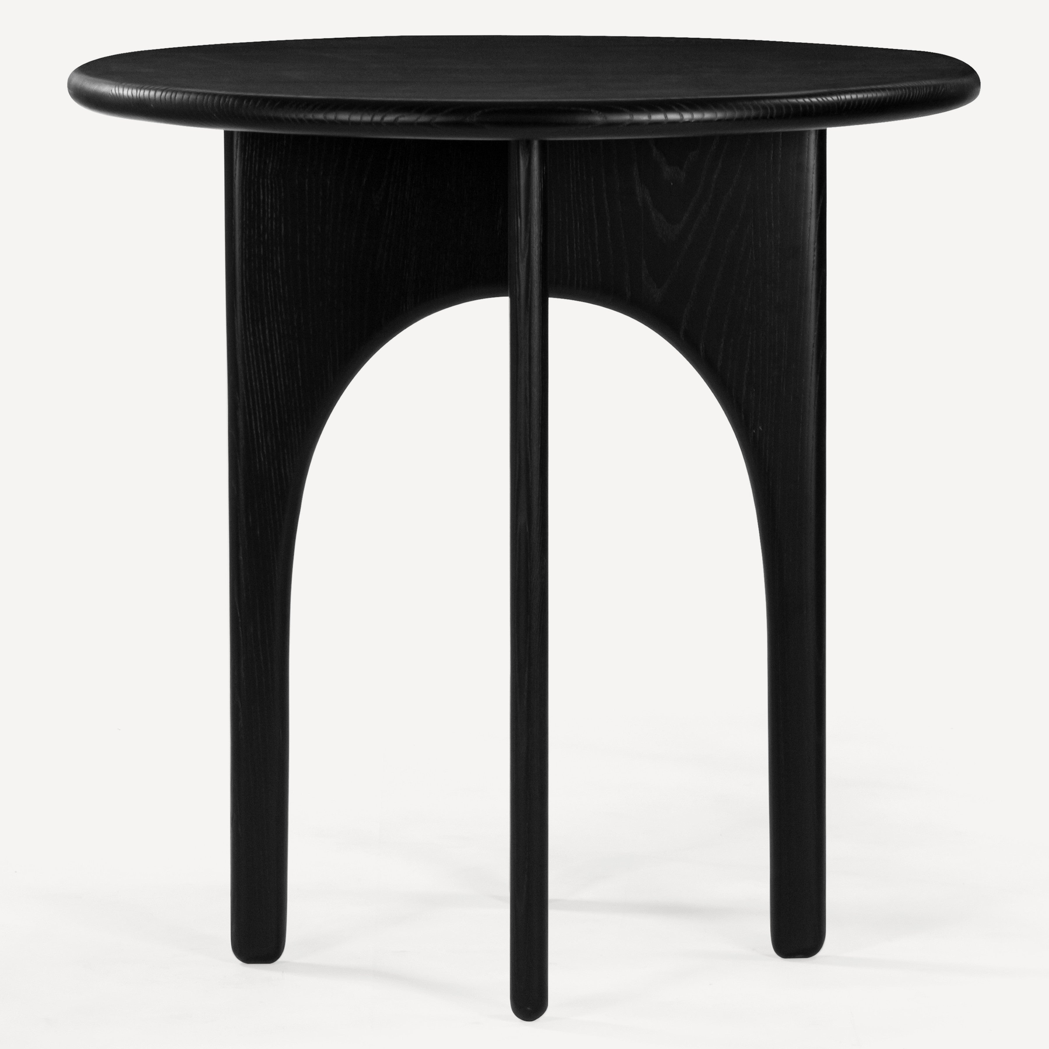 Luna Oak Counter Table - Charcoal