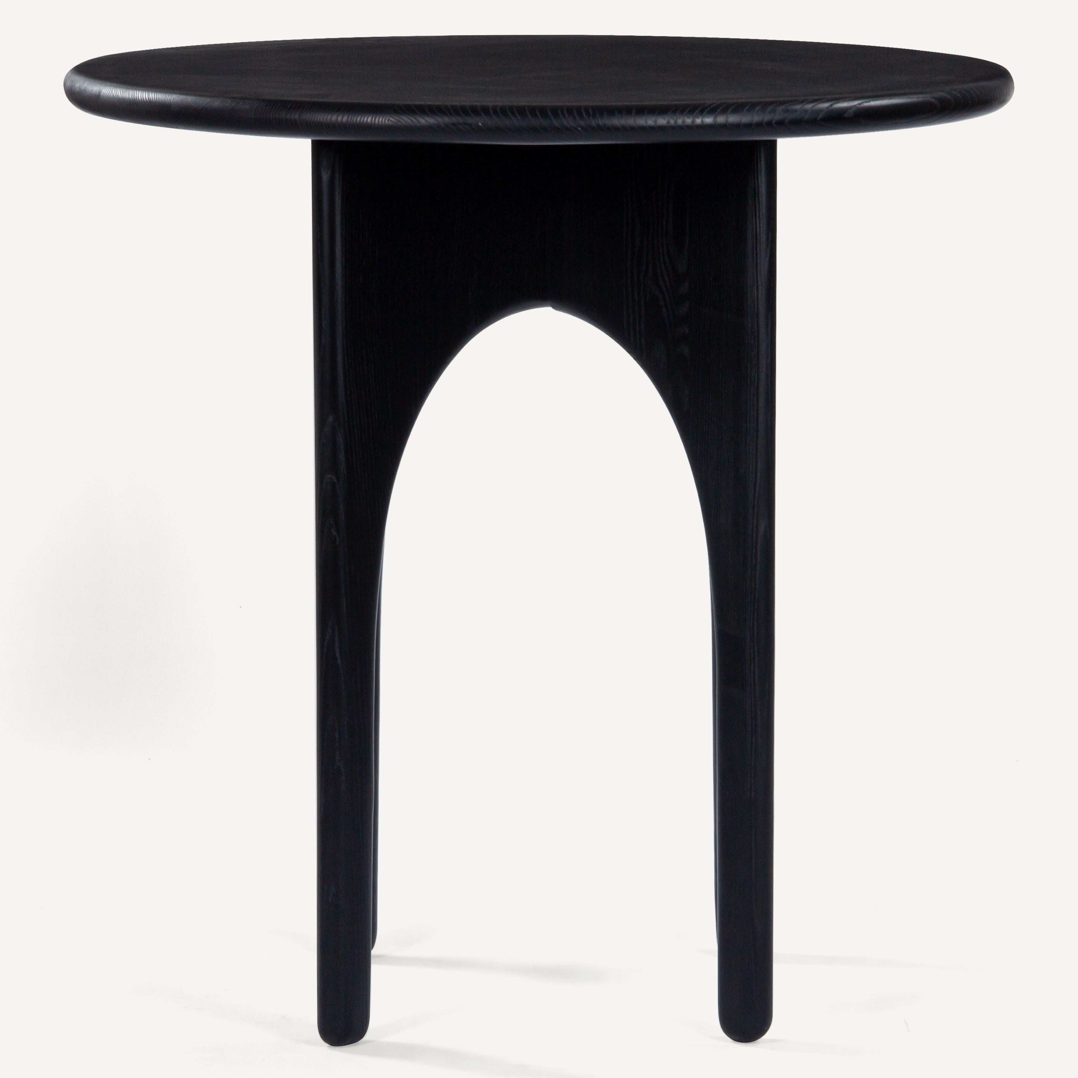 Luna Oak Counter Table - Charcoal
