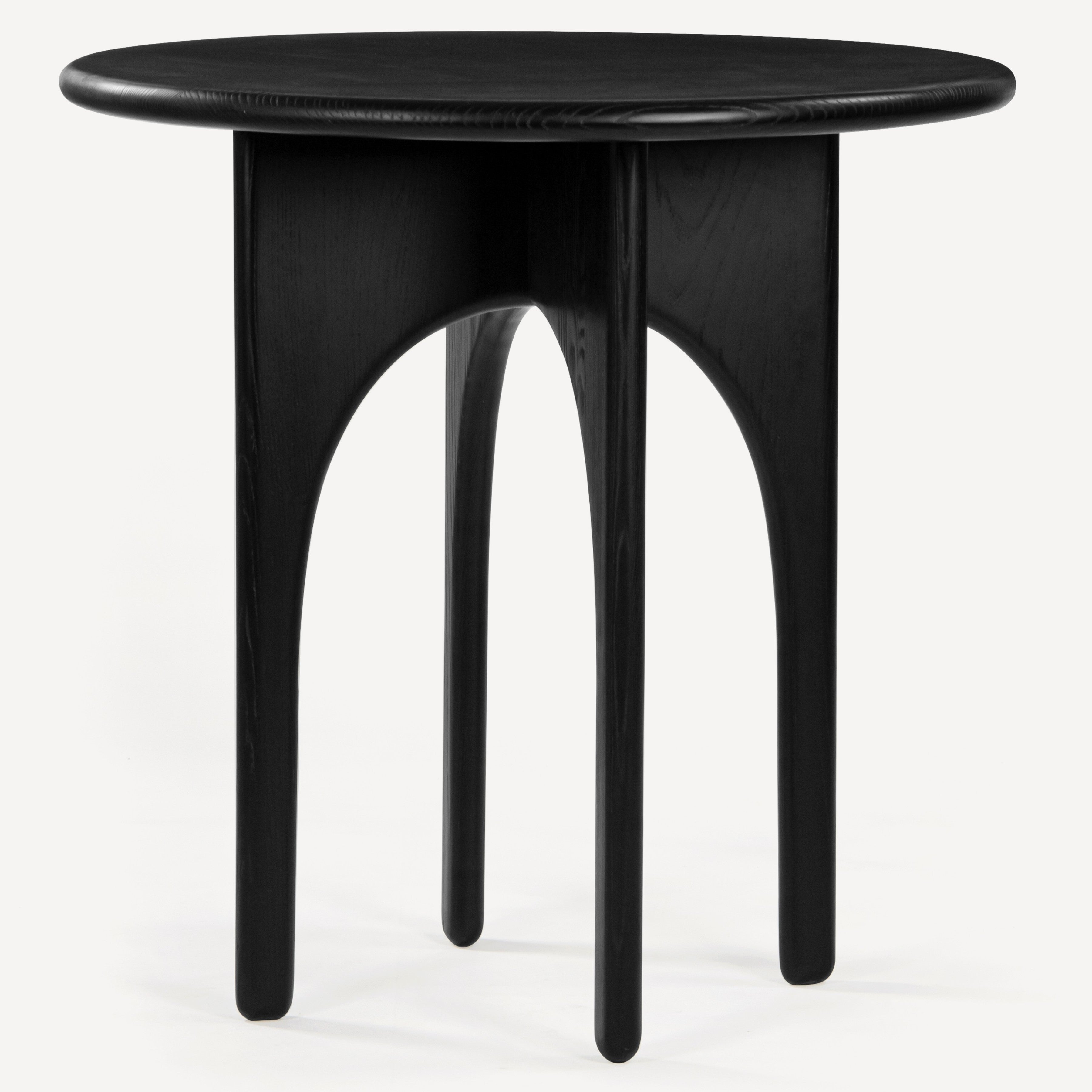 Luna Oak Counter Table - Charcoal