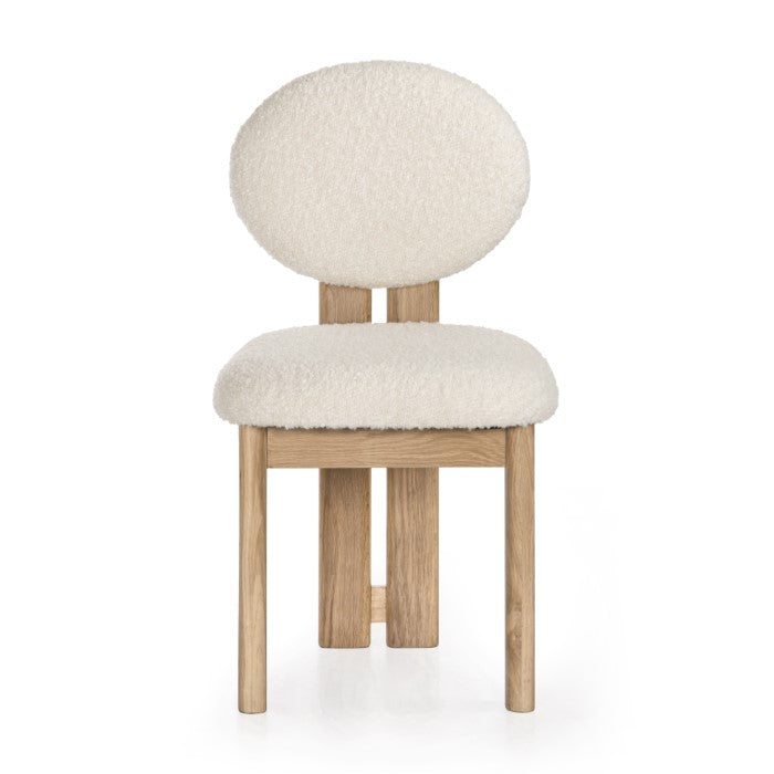 Colton Upholstered Oak Chair - Natural