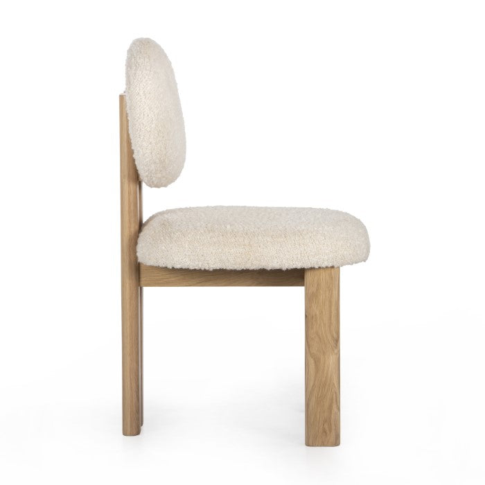 Colton Upholstered Oak Chair - Natural