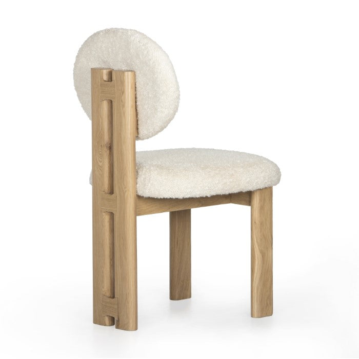 Colton Upholstered Oak Chair - Natural