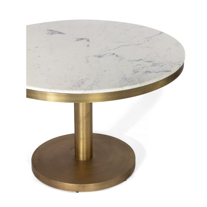 Shay Marble Round Dining Table