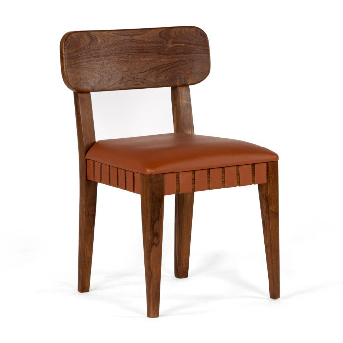 Robertson Recycled Teak Leather Chair