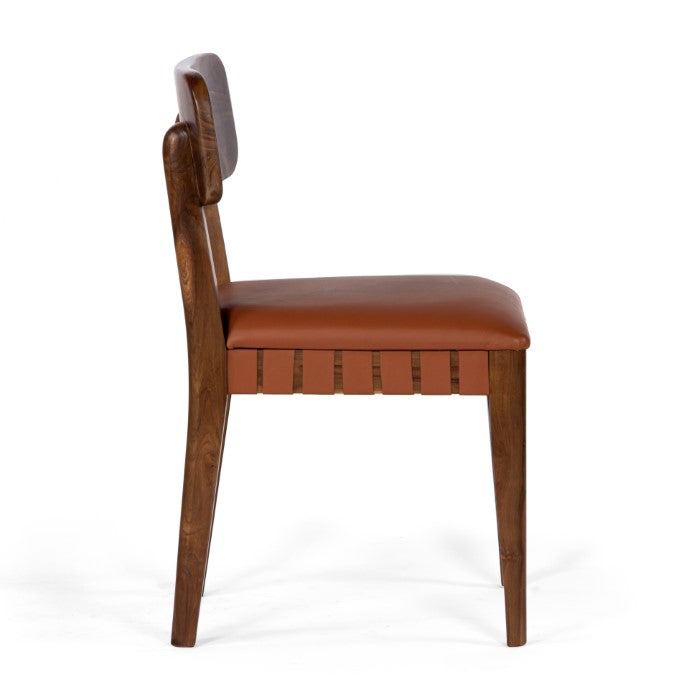 Robertson Recycled Teak Leather Chair