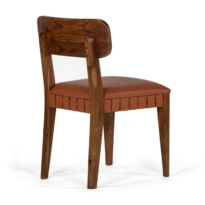 Robertson Recycled Teak Leather Chair