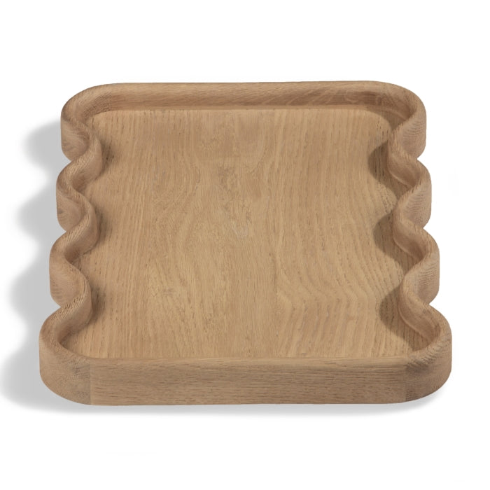 Swirl Oak Tray