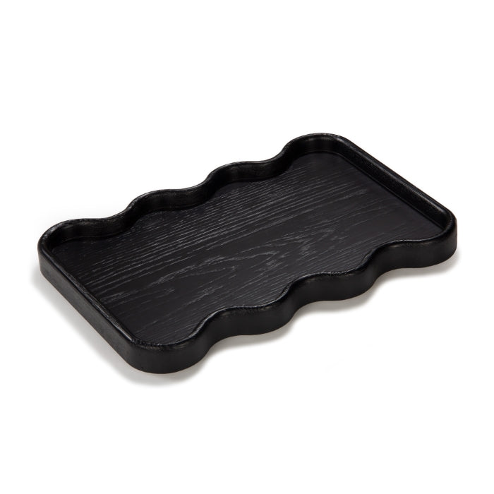 Swirl Oak Tray