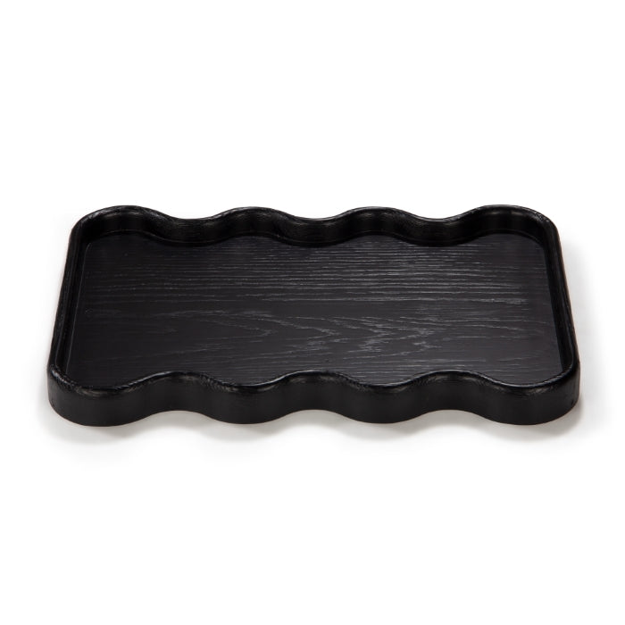 Swirl Oak Tray