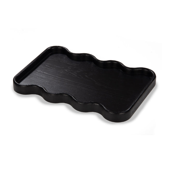 Swirl Oak Tray