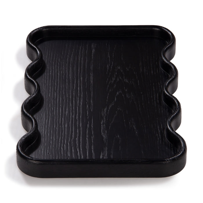 Swirl Oak Tray