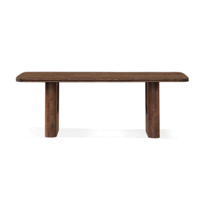 Layered Solid Oak Dining Table