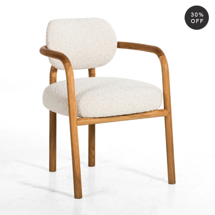 Theodore Upholstered Oak Dining Chair