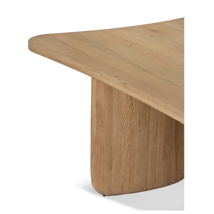 Tidal Solid Oak Dining Table