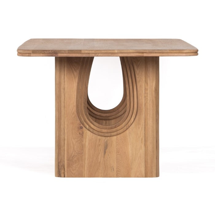 Layered Solid Oak Dining Table