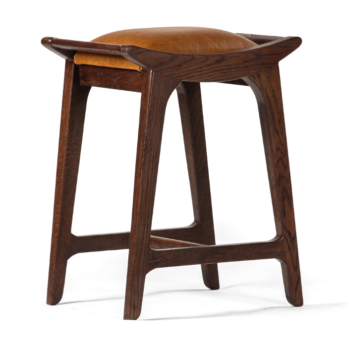 Porter Solid Oak Counter Stool